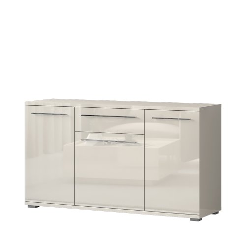 Komoda PIANO K150-3K1F/PN béžová lesk