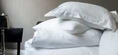 Povlečení Satin Stripe White