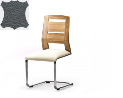 Židle Pisa - antracit, dub natur