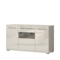 Komoda PIANO K150-3KS/PN béžová lesk