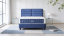 Čalouněná postel BREEZE s matrací - modrá