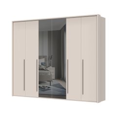 Sestava skříní s rámem a zrcadlem OPERA - P6A-2OG/OP - Cashmere lak mat