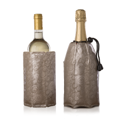 Aktivní chladič na víno a sekt, platinum - 2 ks