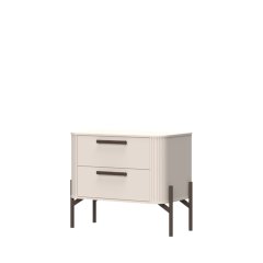 Noční stolek RONDO - NS2/RO - Cashmere lak mat