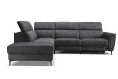 Rohová sedací souprava ORLANDO S06M - černá