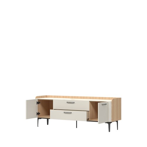 TV komoda AIR - TV175-2K2F/AI - Pepper bílá lak mat