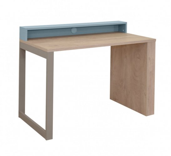Dětský pracovní stůl KINDER - dub premium/modrá