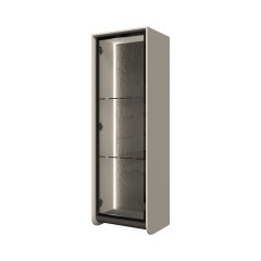 Závěsná vitrína SOFFY - VK-1AL/SF - Pepper bílá lak mat