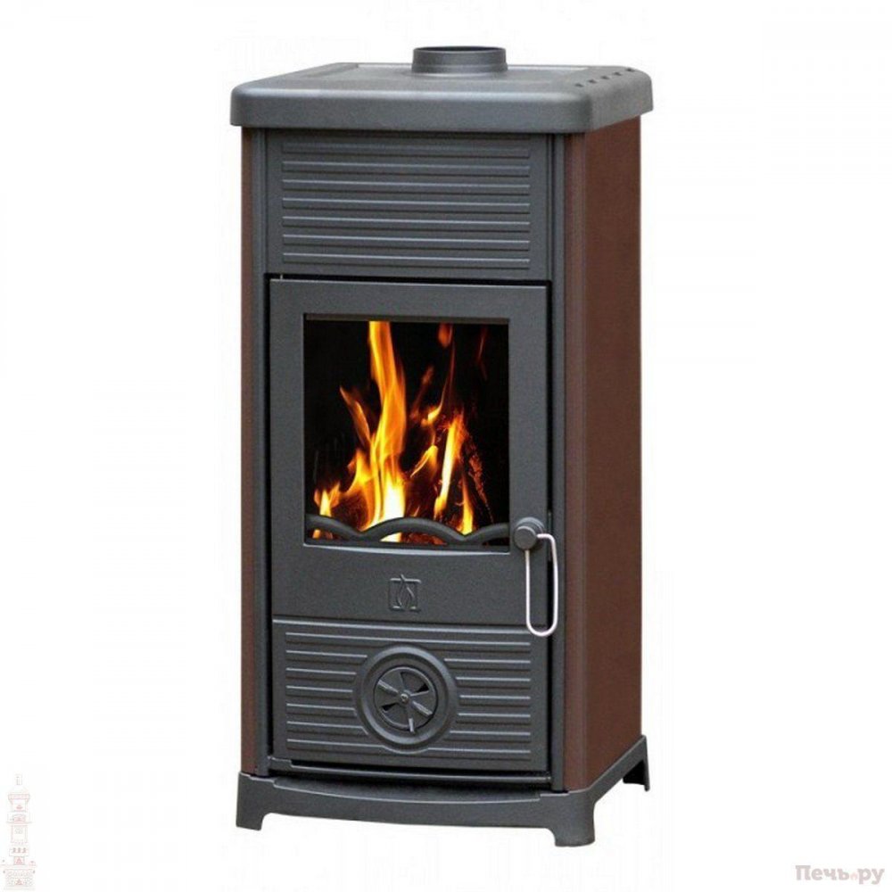 Litinová krbová kamna MAESTRAL N - hnědá