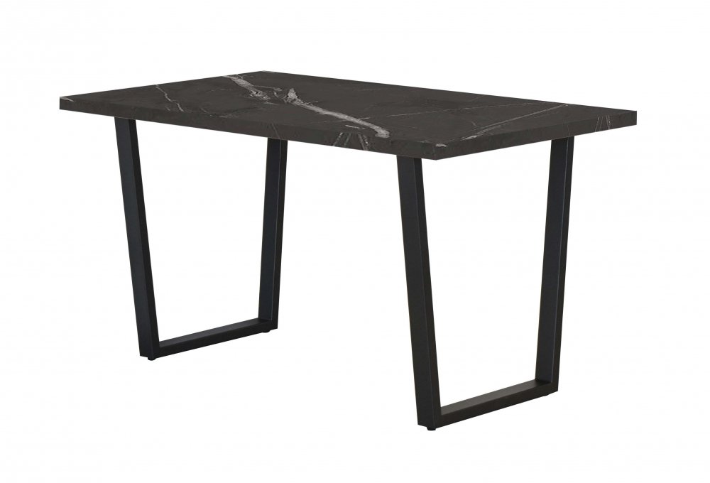 Jídelní stůl PABLO TR - mramor černý 140 × 80
