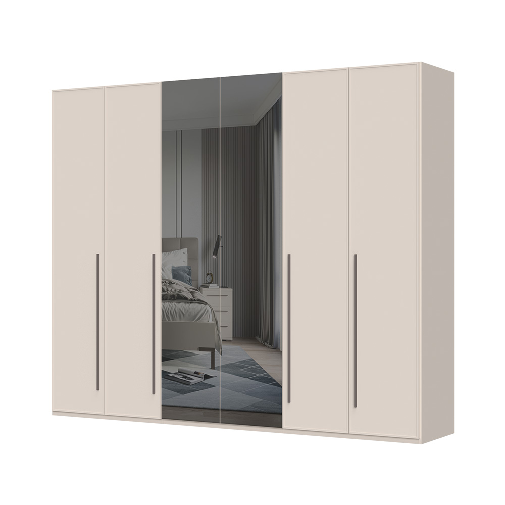 Sestava skříní OPERA - P6-2OG/OP - Cashmere lak mat