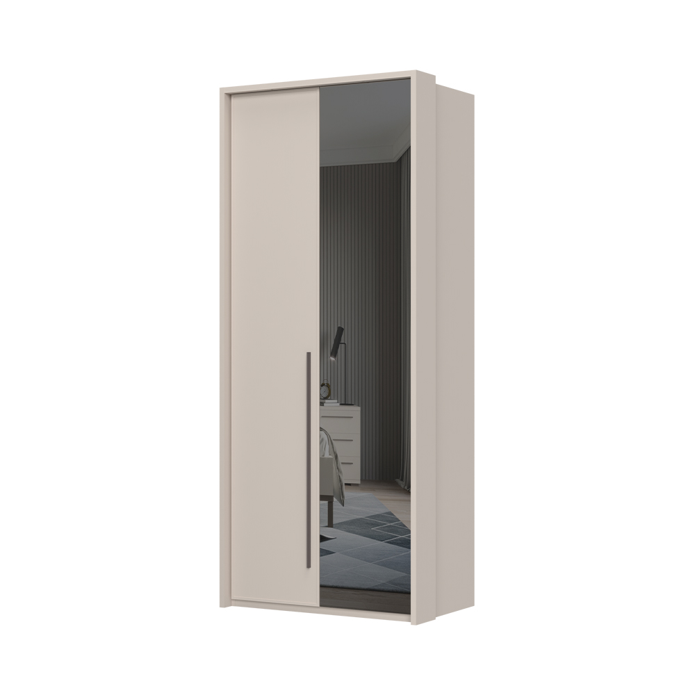 Levně Sestava skříní se zrcadlem OPERA - P2A-1OG/OP - Cashmere lak mat