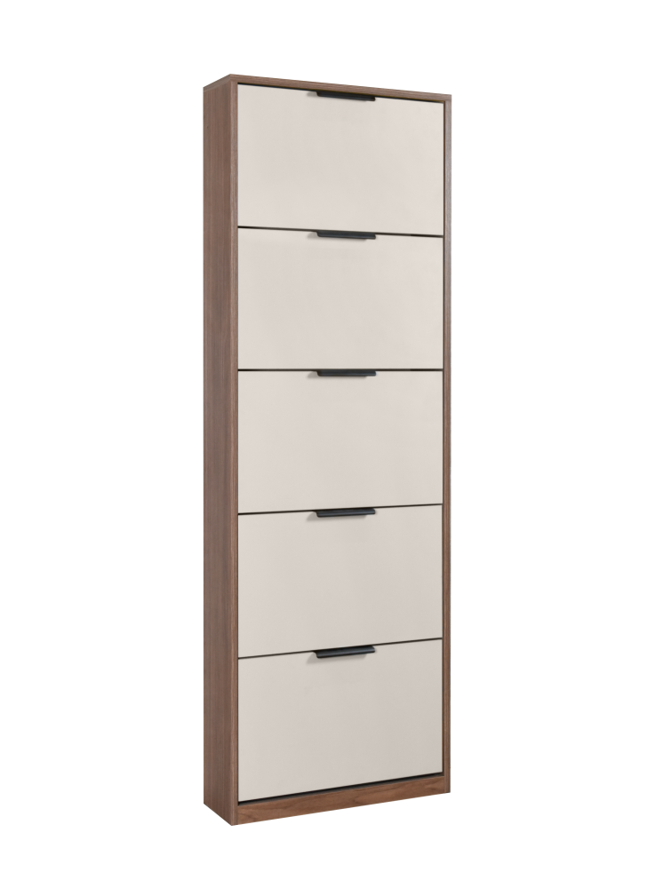 Levně Botník SMART 5V - ořech/kašmír