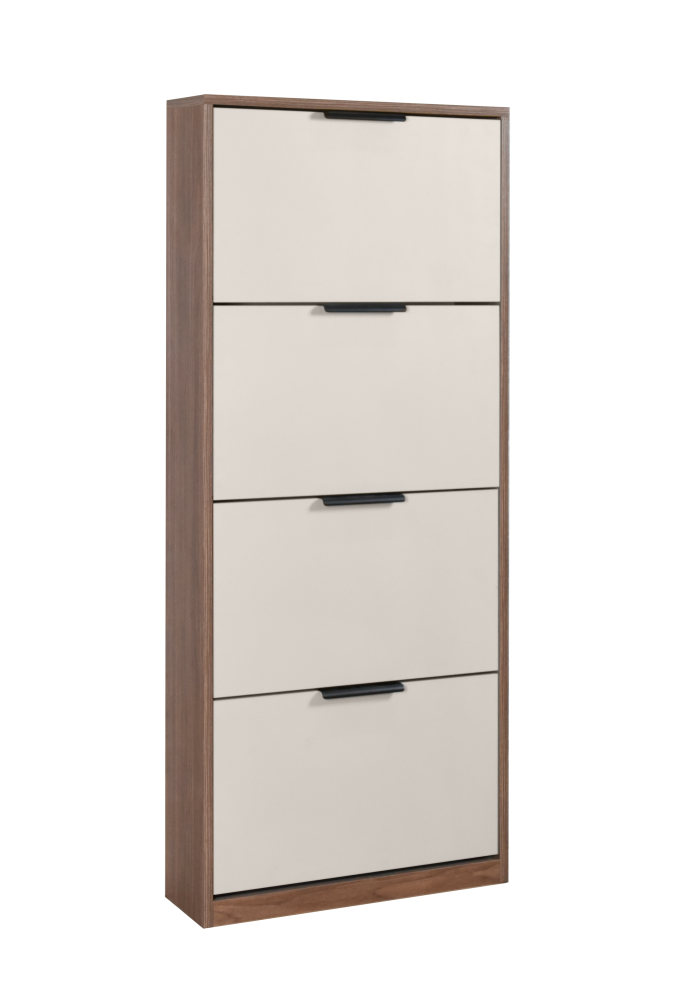 Levně Botník SMART 4V - ořech/kašmír