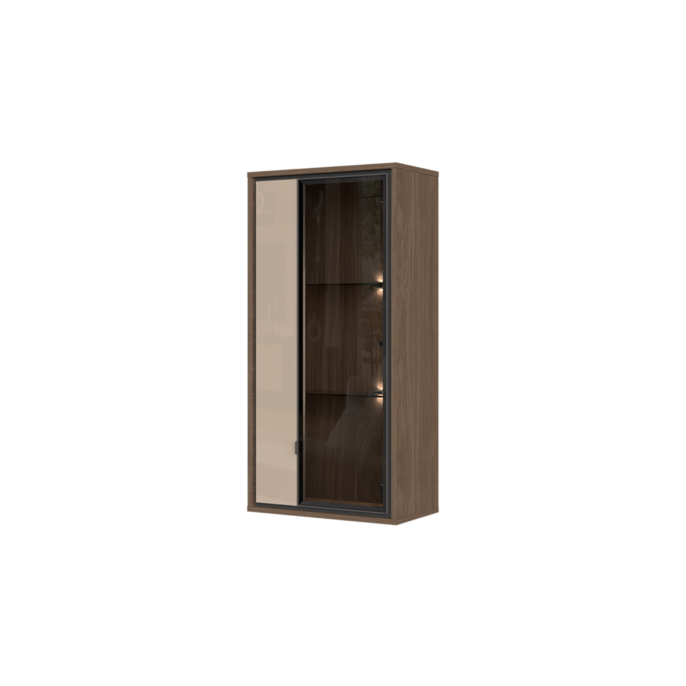 Závěsná vitrína VK-2KS/LF - 59x119x32 cm