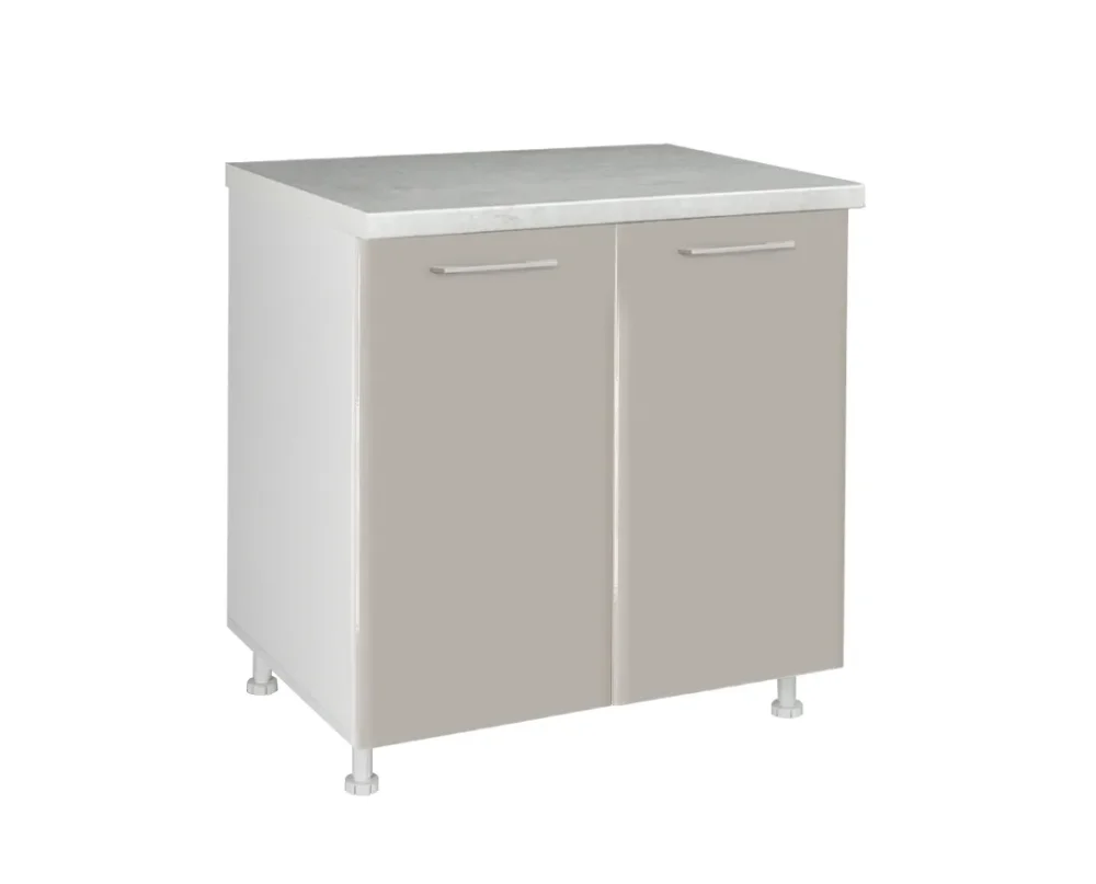 Levně Spodní skříňka IN MDF D 80 - cashmere lesk