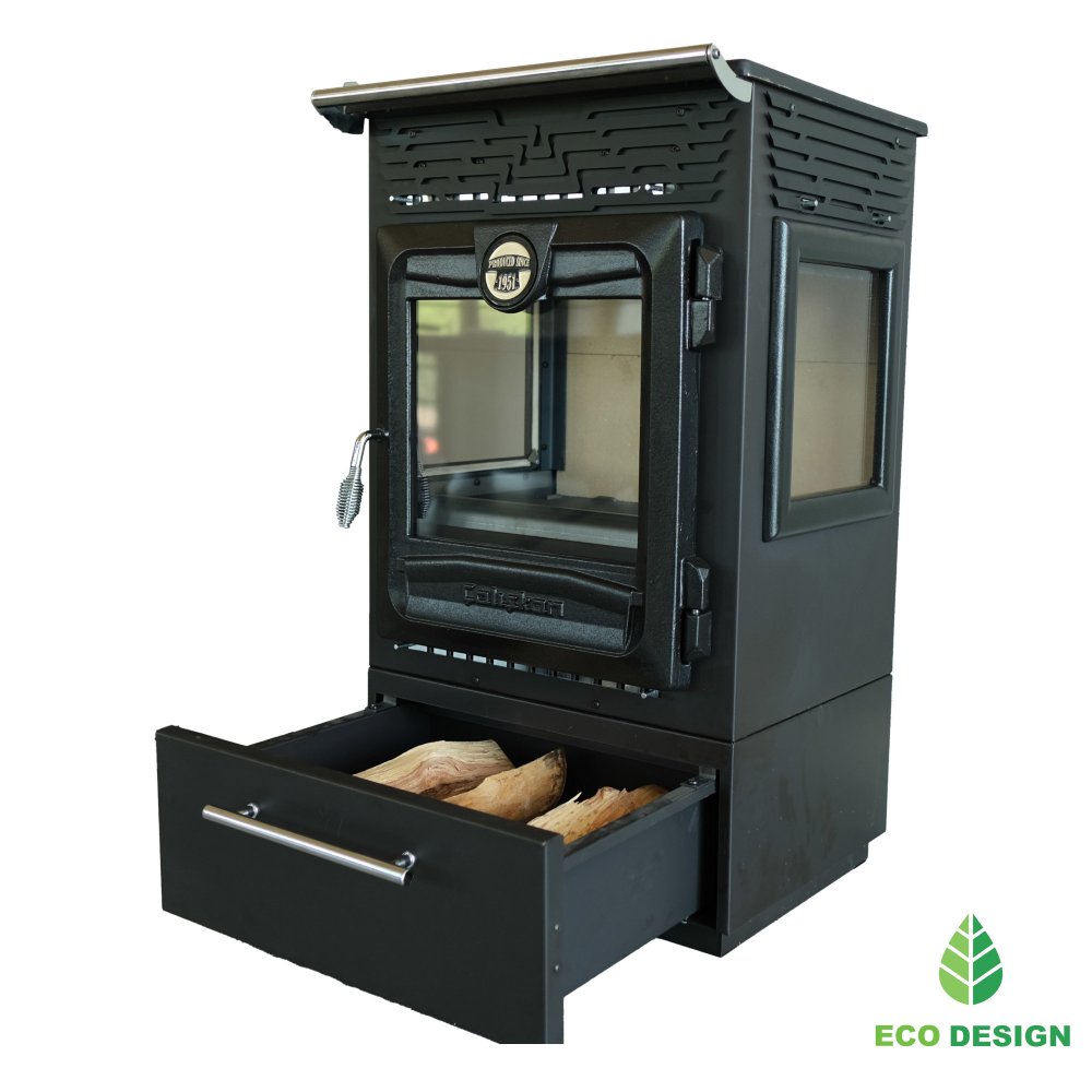 CALISKAN Krbová kamna VLTAVA 3D BOX - černá