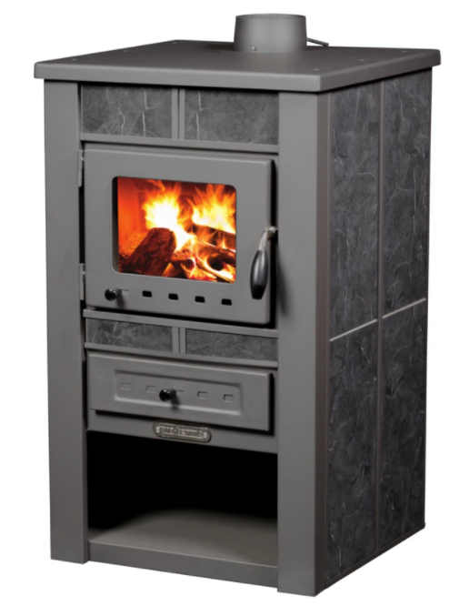 Krbová kamna ALPINA CERAMIC - černá