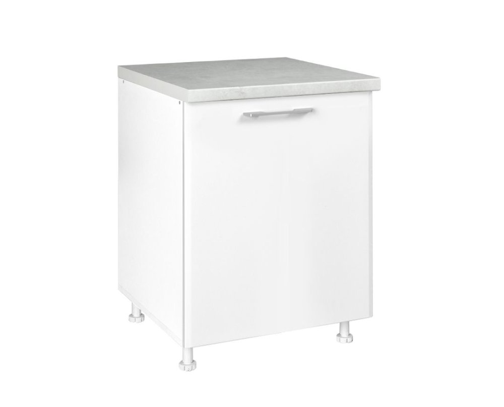 Levně Spodní skříňka IN MDF D 60 1V - bílá lesk