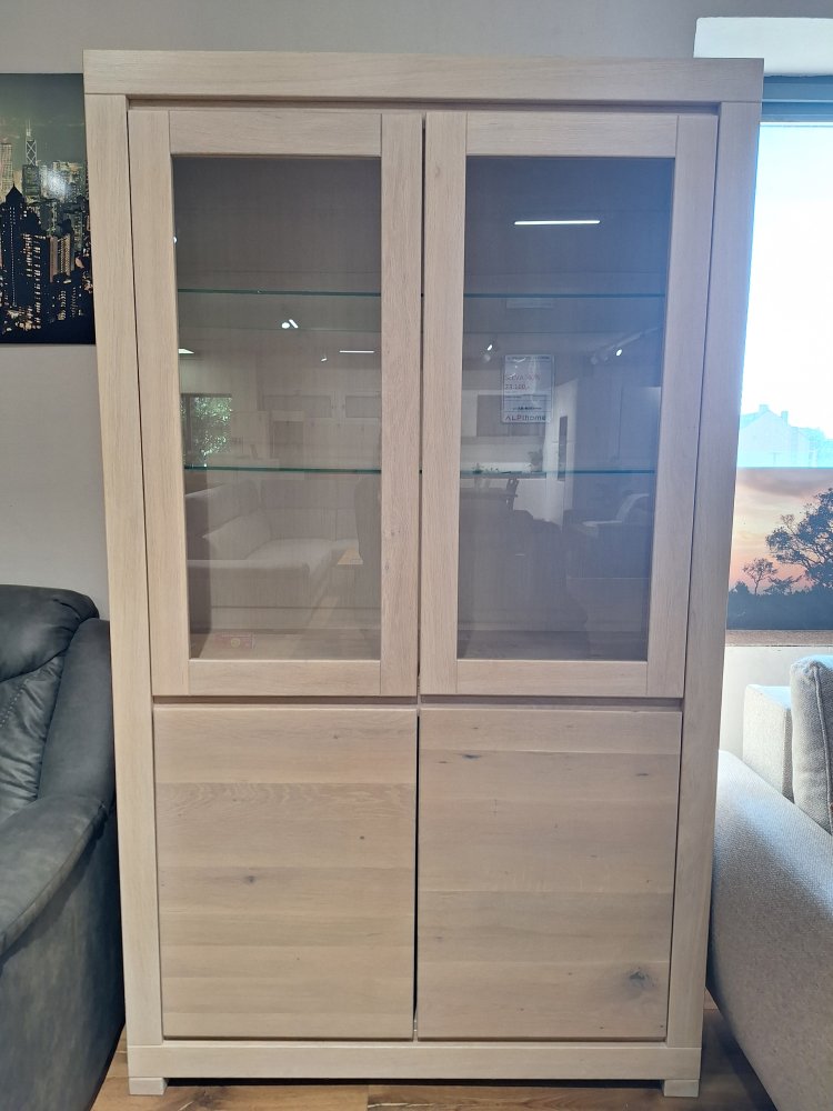 Vitrína Kopenhagen 10 - dub bělený