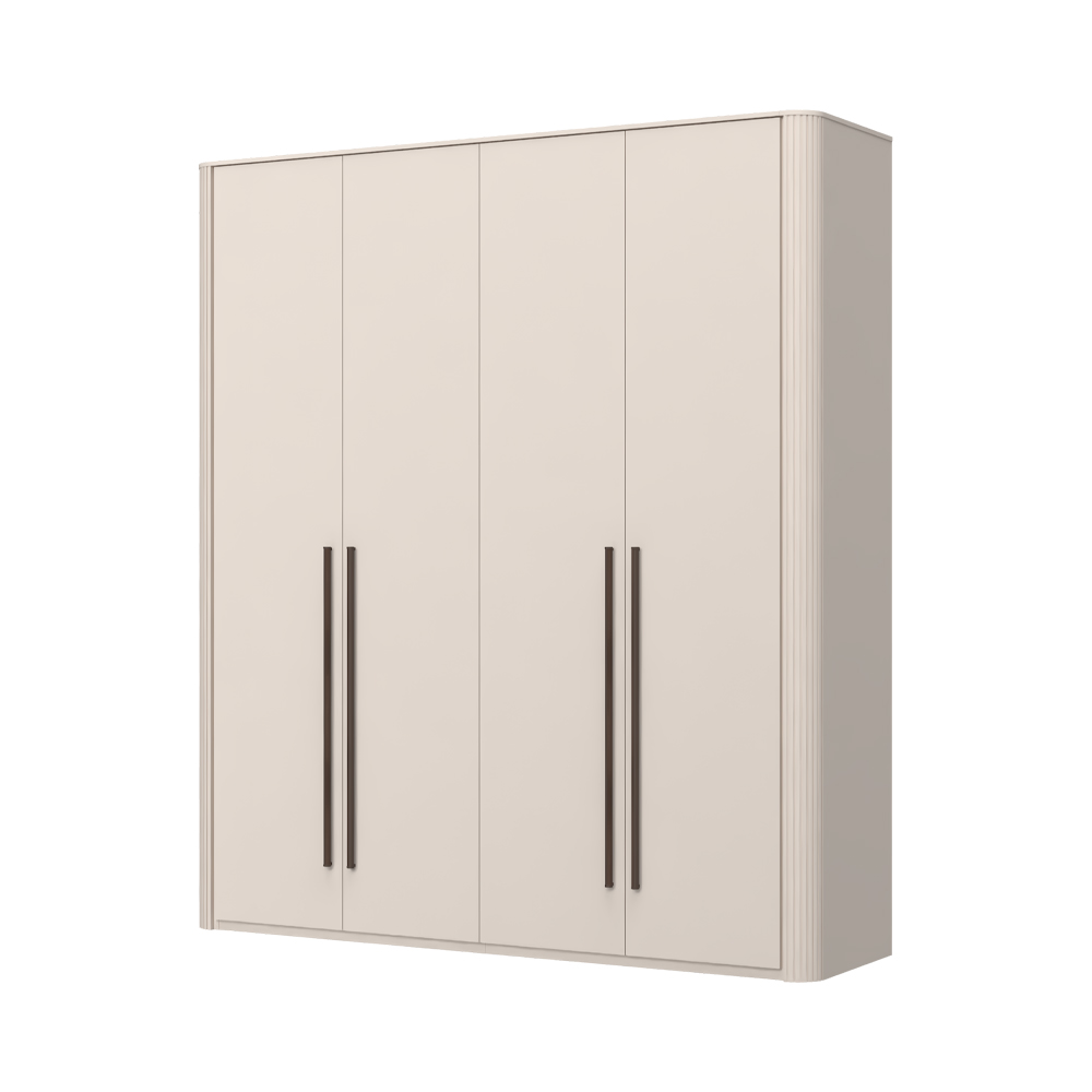 Levně Skříň RONDO - P4/RO - Cashmere lak mat