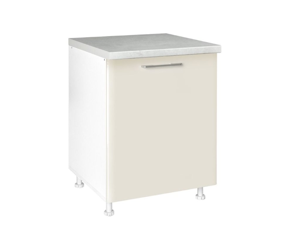 Levně Spodní skříňka IN MDF D 60 1V - béžová lesk
