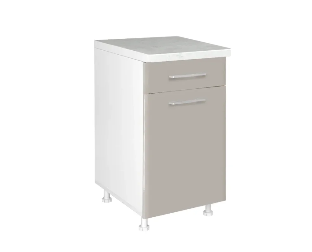 Levně Spodní skříňka IN MDF D 45 KF B - cashmere lesk